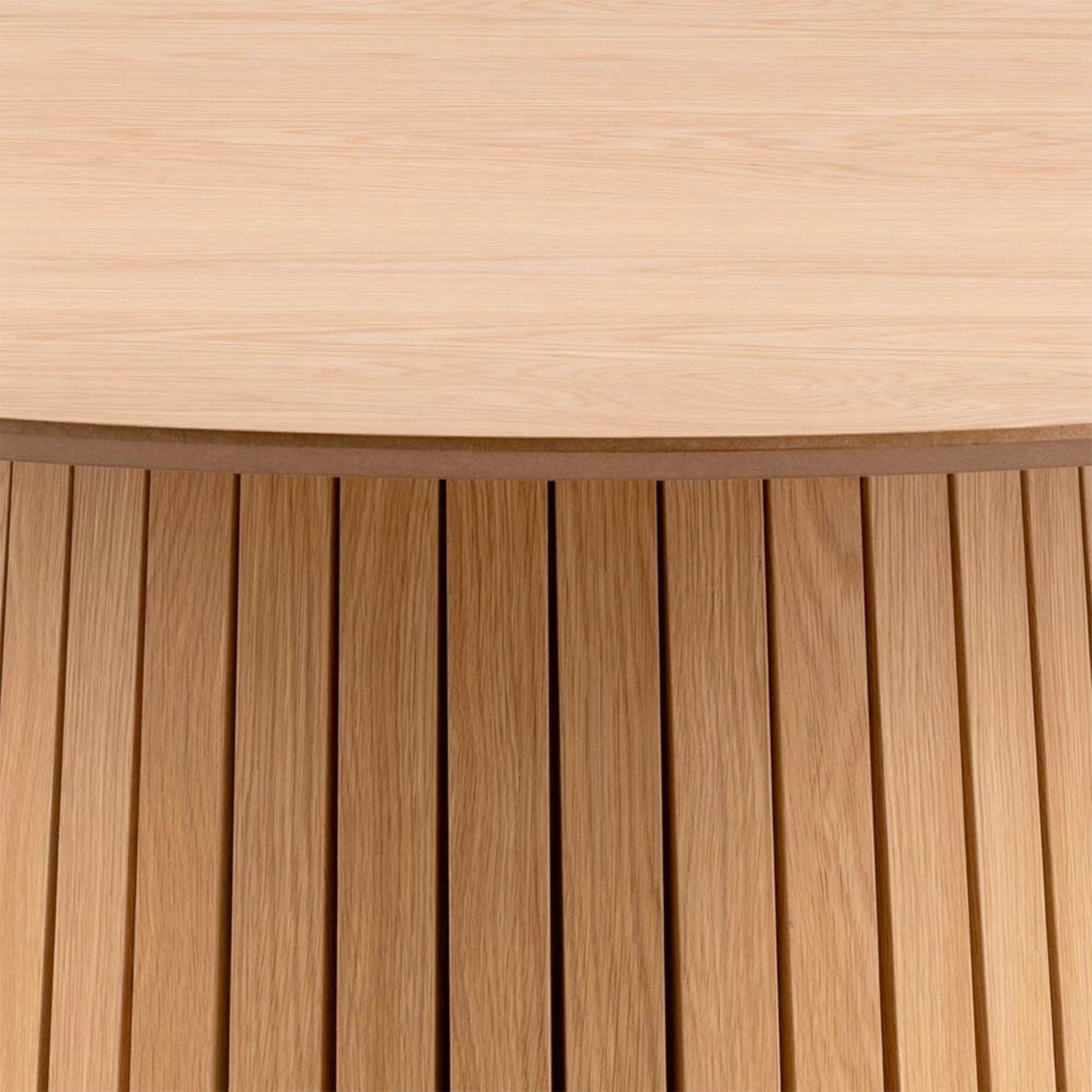 Christo Round Dining Table in Oak