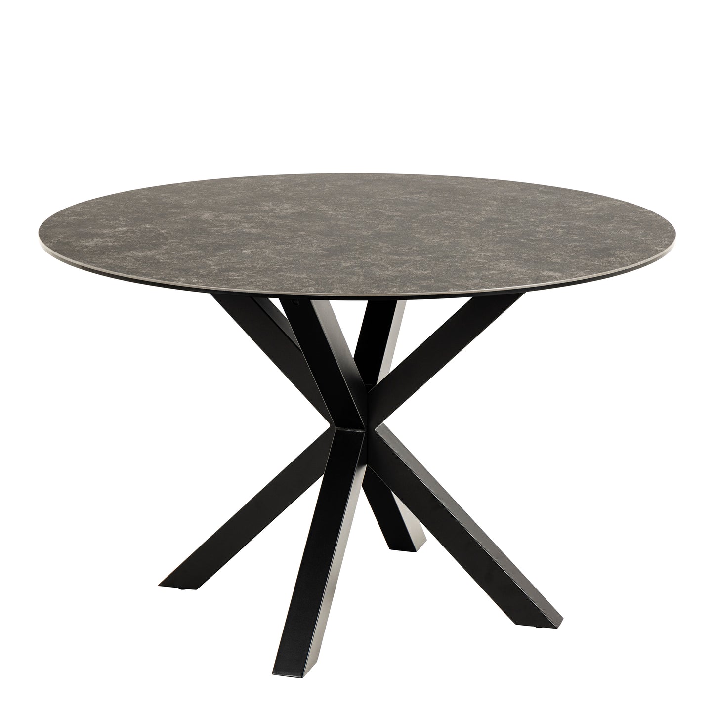 Heaven Round Dining Table with Ceramic Black Top