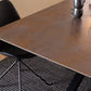 Heaven Dining Table with Ceramic Rusty Brown Top