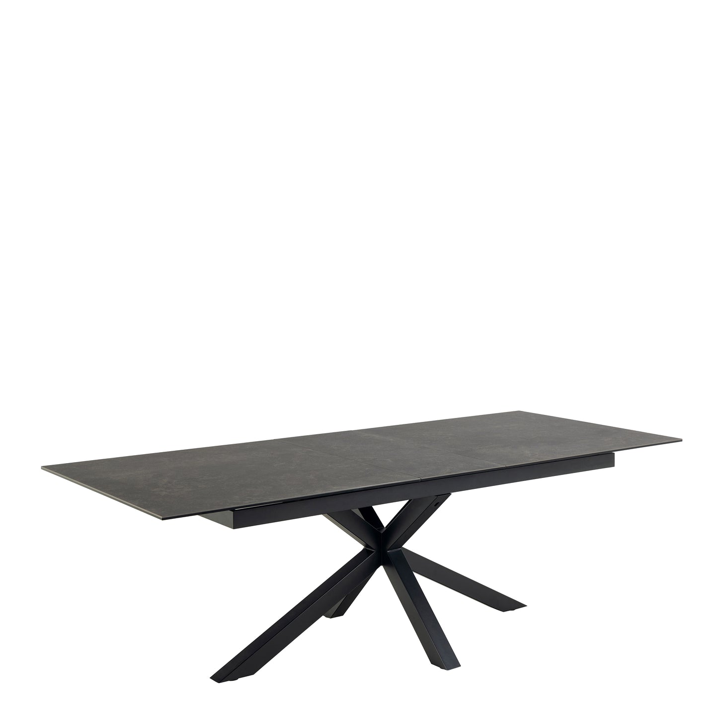 Heaven Extendable Dining Table with Ceramic Black Top 200cm