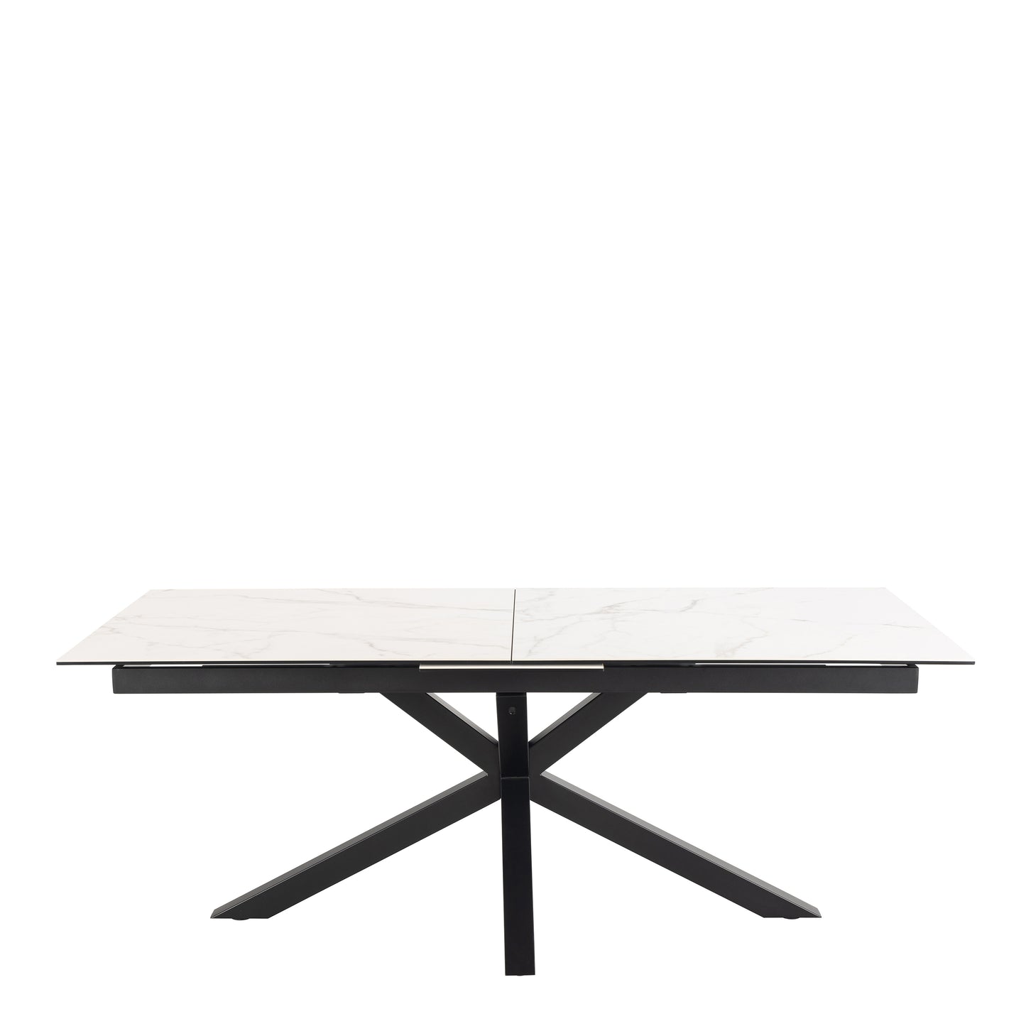 Heaven Extendable Dining Table with Ceramic White Top 200cm