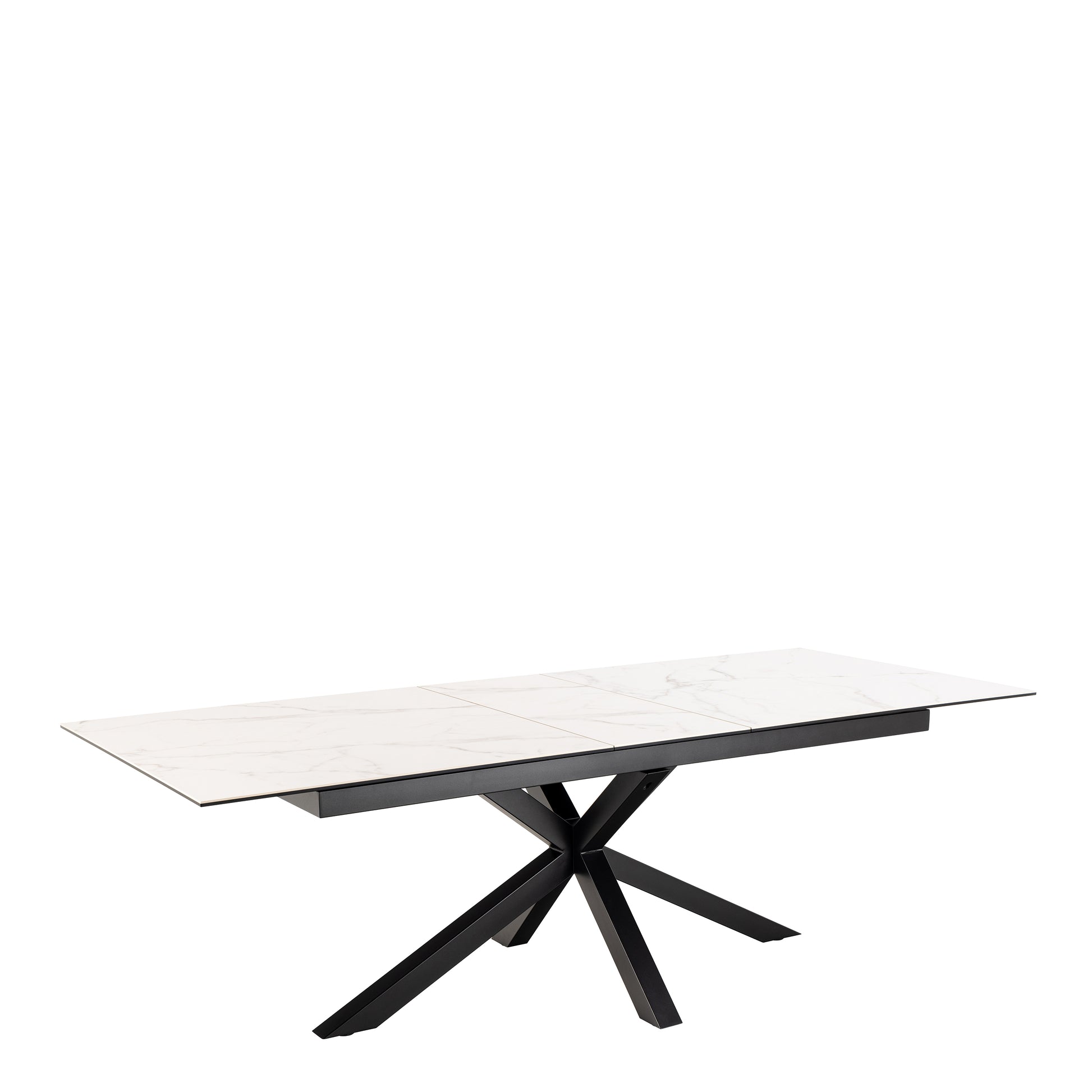 Heaven Extendable Dining Table with Ceramic White Top 200cm