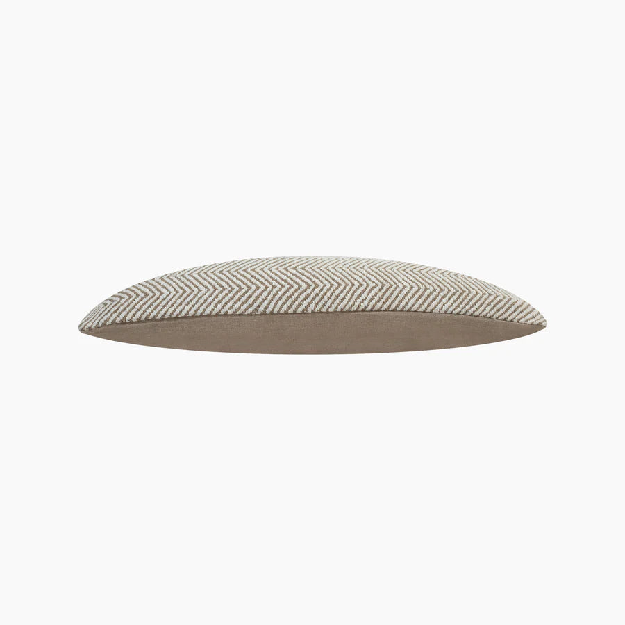 Cream Magic feather-filled Cotton Cushion