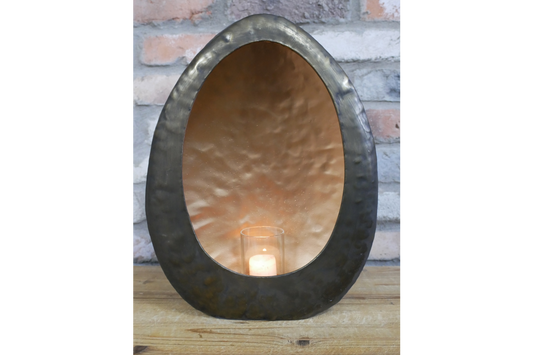 Large Metal Candle Holder