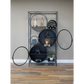 Black Iron Retro Display Cabinet