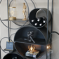 Black Iron Retro Display Cabinet