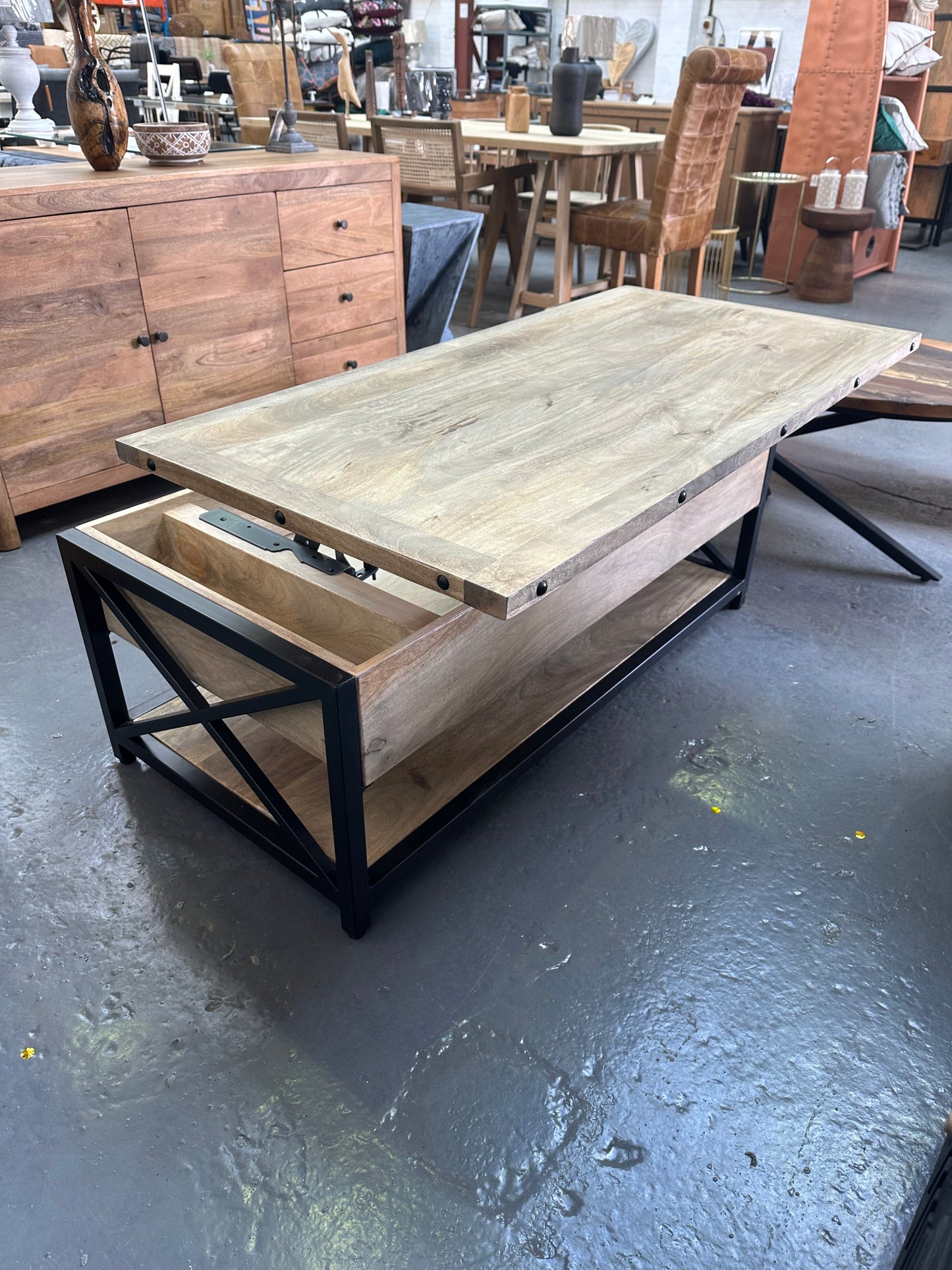 Freya Lift Top Storage Coffee Table