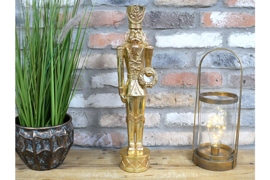 Nutcracker Gold Statue