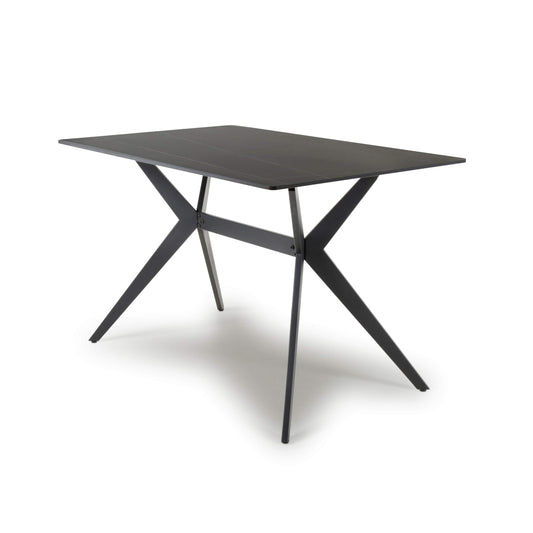 Timor 1.2m Black Dining Table