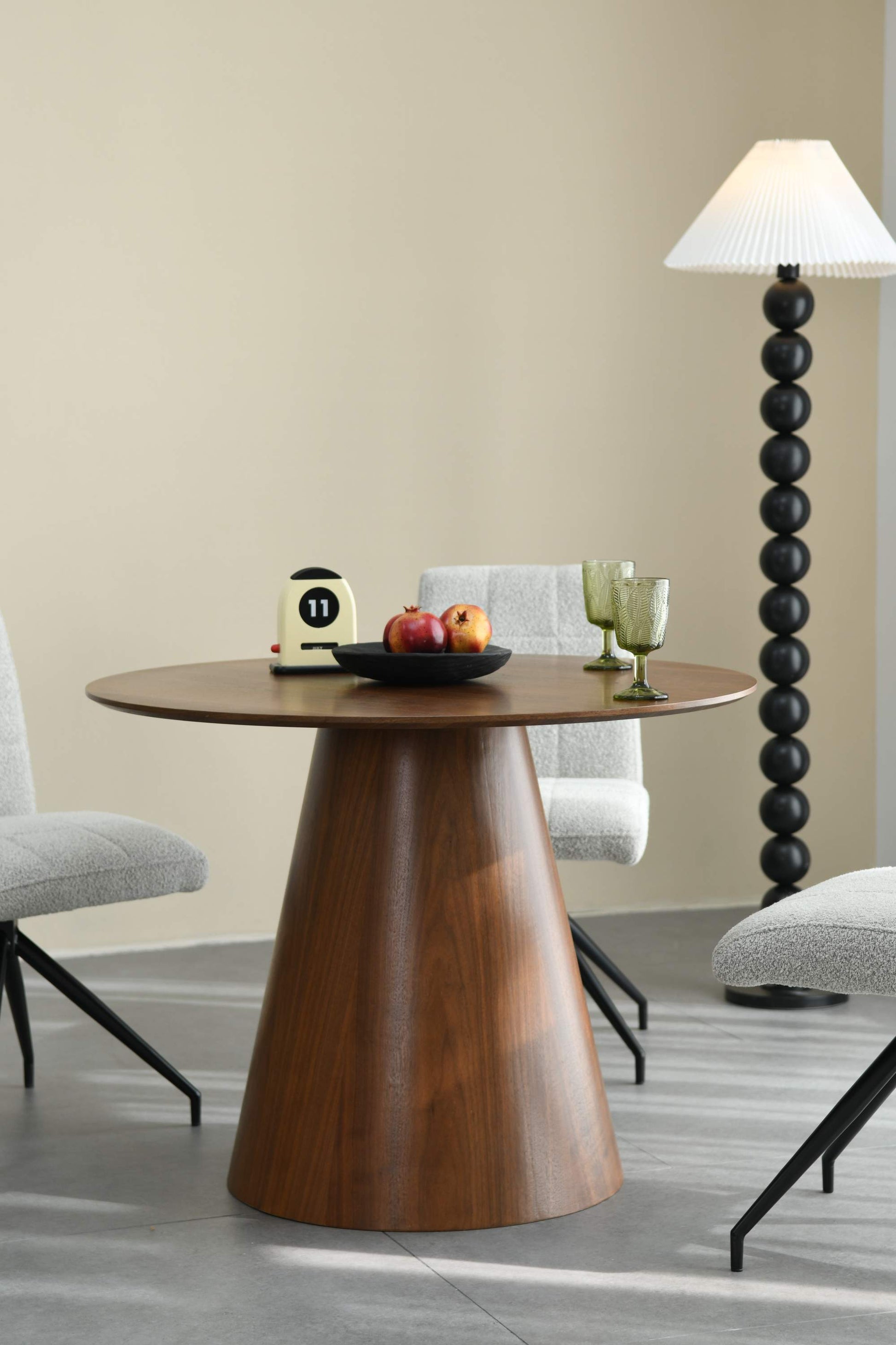 Claremont 1m Round Walnut Dining Table