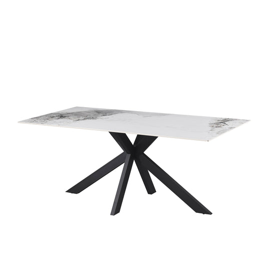 Tokyo Large 1.8m Ceramic White Dining Table