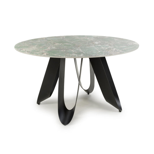 Osaka Round Green Dining Table