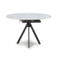 Rotana Rotating White 1.2m Dining Table