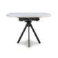 Rotana Rotating White 1.2m Dining Table