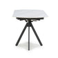 Rotana Rotating White 1.2m Dining Table