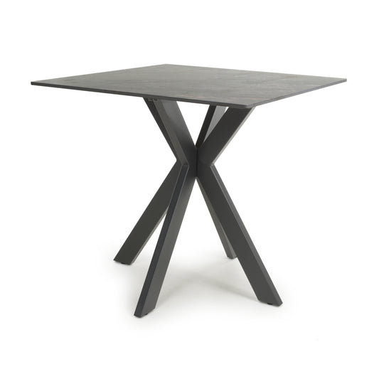 Tokyo Small 80cm Ceramic Grey Dining Table