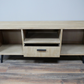 Scandi Style Ribbed Wood TV Cabinet