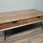 Retro Fir wood Coffee Table with Drawers