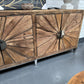 Mode Rustic Reclaimed Wood Four Door Sideboard