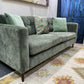 Hampstead 3 Seater Sofa in Forest Green By Perfected