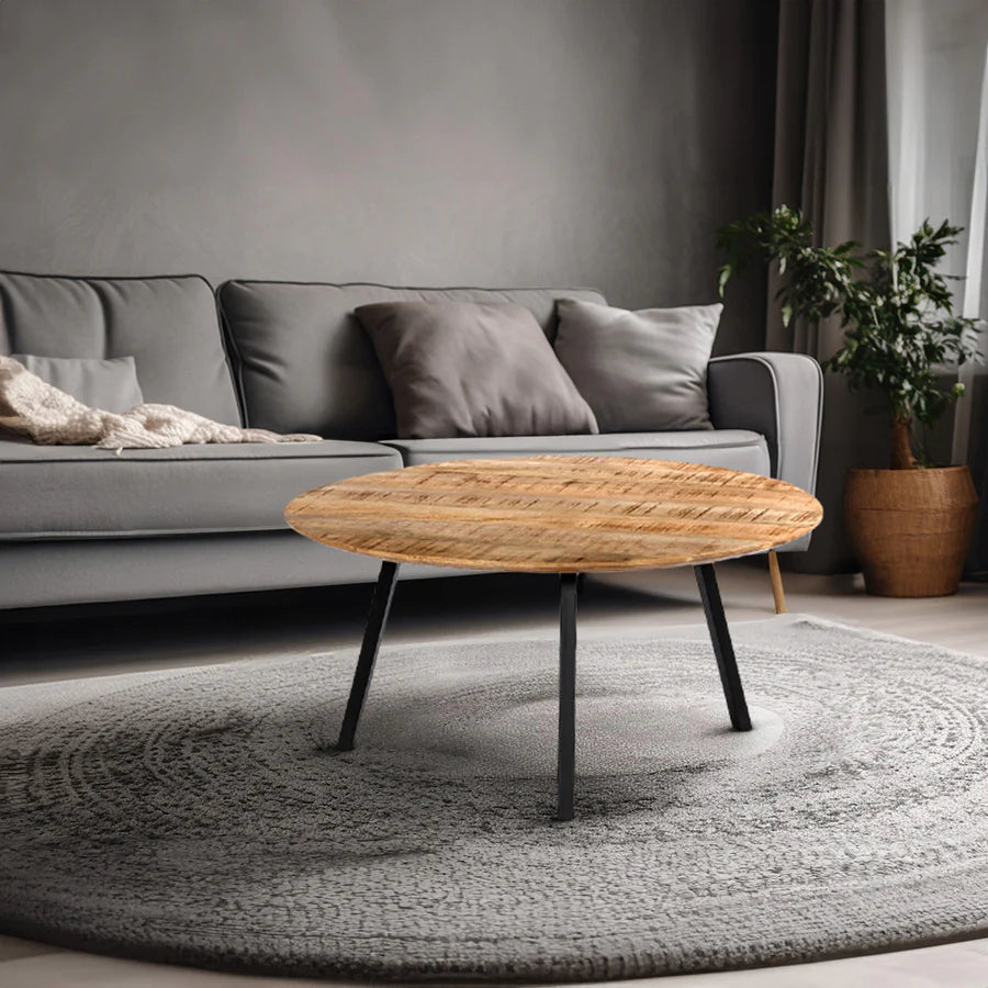 Cecile Classic Mango Wood Coffee Table