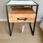 Marble & Mango Wood Side Table