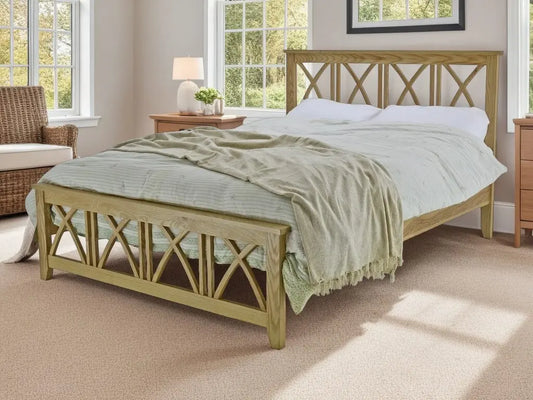 Ashley Natural Oak Bed Frame