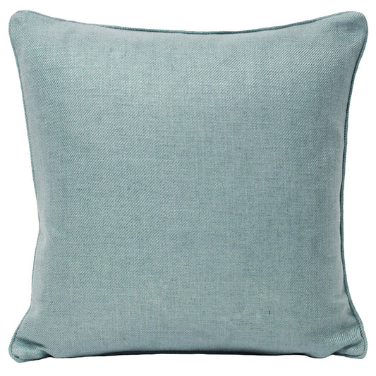 Paoletti Atlantic Twill Woven Cushion Duck Egg