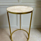 Greta Rose Quartz End Table Medium