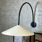 Alisa Overreach Wall Light, Black & Ivory Metal