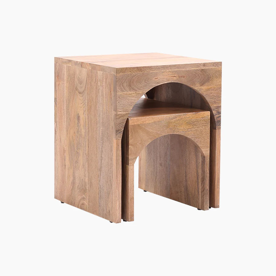 Zoe Set of 2 Arched End Tables