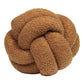 Furn Boucle Knot Fleece Cushion Ginger