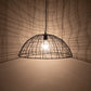 Motta Living Black Wire Frame Pendant Light