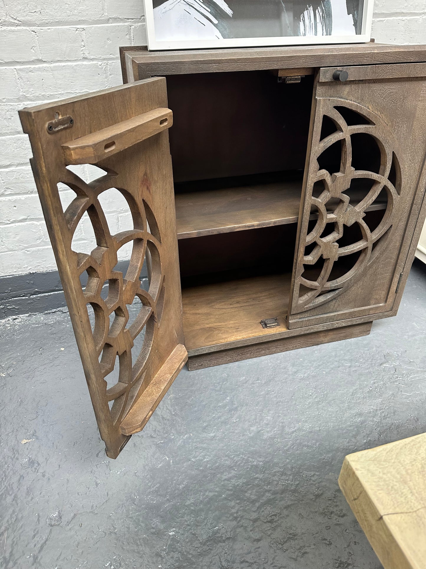 Flower Of Life Two Door Cabinet