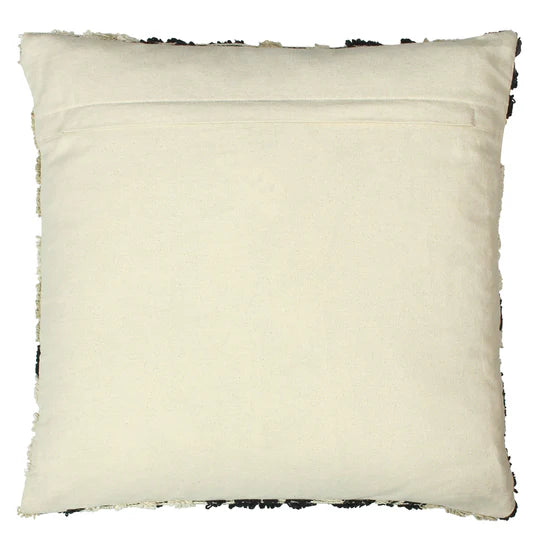 Caliko Botanical Tufted Cushion Natural/Black