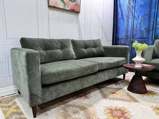 Hampstead 3 Seater Sofa in Forest Green By Perfected