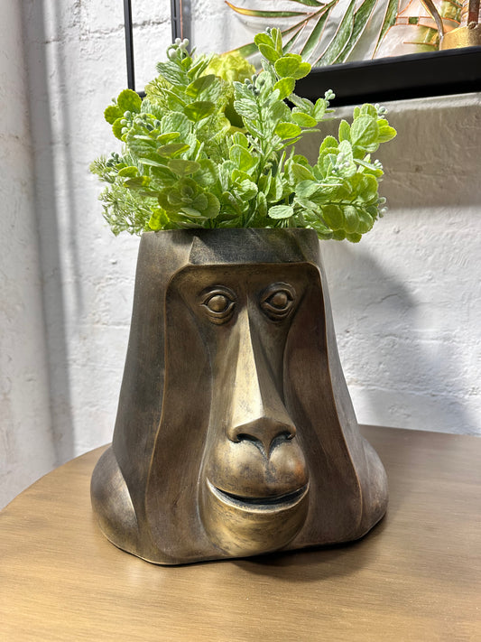 Monkey Head Flower Pot