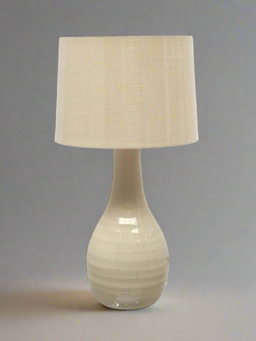 Small Teardrop Lamp- Pastel Beige