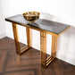 Zurich Console Table Gold by NATIVE