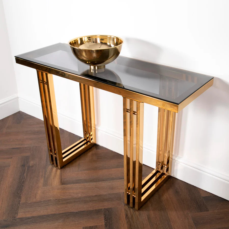 Zurich Console Table Gold by NATIVE