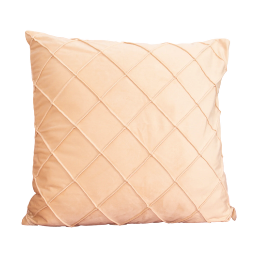 Native Home Diamond Beige Velvet Cushion Cover