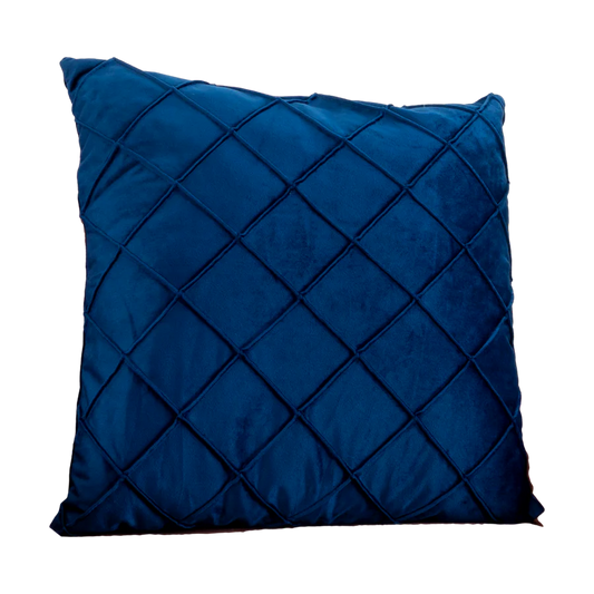 Native Home Diamond Blue Velvet Cushion Cover