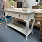 Sally Cottage Style Two Drawer Wooden Console Table