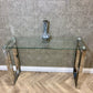 Native Home and Lifestyle Milano Silver Plated Console Table