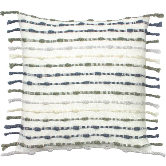 Furn Dhadit Stripe Cushion Natural/Grey