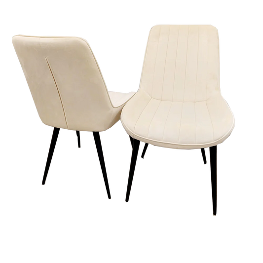 Set of 4 Dido Dining Chairs in Cream