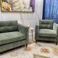 Hampstead 3 Seater Sofa in Forest Green By Perfected