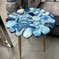 Myra Blue Agate End Table