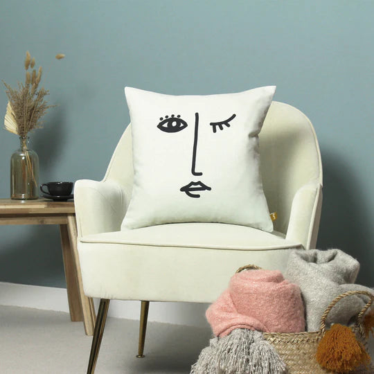 Features 100% Recycled Cushion White