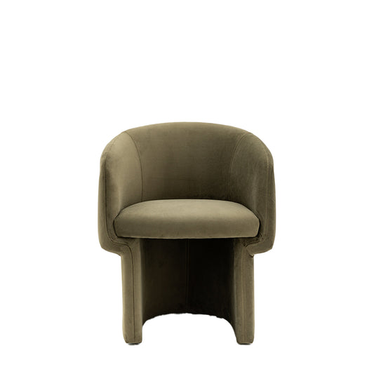 Chester Dining Chair Moss Green 640x630x750mm